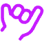Call Me Hand Icon from Core Neon Set