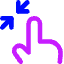 Zoom Out Icon from Core Neon Set