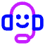 Customer Support 2 Icon from Core Neon Set