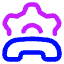 Customer Support Setting Icon from Core Neon Set