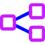 Hierarchy 1 Icon from Core Neon Set