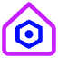 Home Setting Bolt Nut Icon from Core Neon Set