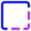 Border Corner Icon from Core Neon Set