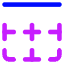 Border Top Icon from Core Neon Set
