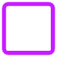 Layout Square Icon from Core Neon Set
