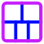 Layout Window 18 Icon from Core Neon Set