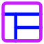 Layout Window 2 Icon from Core Neon Set