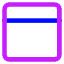Layout Window 3 Icon from Core Neon Set