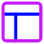 Layout Window 4 Icon from Core Neon Set