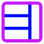 Layout Window 40 Icon from Core Neon Set