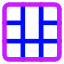Layout Window 45 Icon from Core Neon Set