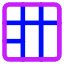 Layout Window 46 Icon from Core Neon Set