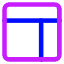 Layout Window 5 Icon from Core Neon Set