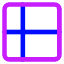 Layout Window 52 Icon from Core Neon Set