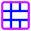 Layout Window 54 Icon from Core Neon Set