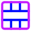 Layout Window 57 Icon from Core Neon Set