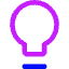 Lightbulb Icon from Core Neon Set