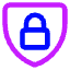 Padlock Shield Icon from Core Neon Set