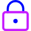 Padlock Square 1 Icon from Core Neon Set