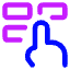 Dial Pad Finger 2 Icon from Core Neon Set