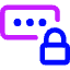 Password Lock Icon from Core Neon Set