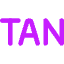 Tangent Icon from Core Neon Set