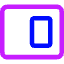 Tile Window Right Icon from Core Neon Set