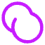 Pathfinder Circle Merge Icon from Core Neon Set