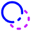 Pathfinder Circle Minus Front 2 Icon from Core Neon Set