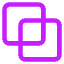 Pathfinder Square Divide Icon from Core Neon Set