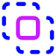 Pathfinder Square Intersect Icon from Core Neon Set