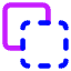 Pathfinder Square Minus Front 1 Icon from Core Neon Set