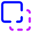 Pathfinder Square Minus Front 2 Icon from Core Neon Set