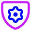 Security Setting Gear Icon from Core Neon Set