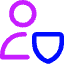 User Protection 1 Icon from Core Neon Set