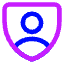 User Protection 2—shield Secure Security Profile Person Icon from Core Neon Set