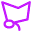 Polygonal Lasso Tool Icon from Core Neon Set