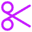 Scissors Icon from Core Neon Set