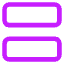 Hamburger Menu 2 Icon from Core Neon Set