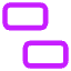 Hamburger Menu 4 Icon from Core Neon Set