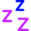 Sleep Icon from Core Neon Set
