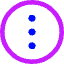 Vertical Menu Circle Icon from Core Neon Set