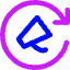 Megaphone Refresh Icon from Core Neon Set
