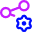 Share Setting Gear Icon from Core Neon Set