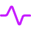 Wave Signal Icon from Core Neon Set