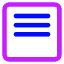 Align Text Top Icon from Core Neon Set