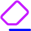 Eraser Icon from Core Neon Set