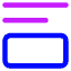 Insert Bottom Icon from Core Neon Set