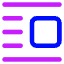Insert Center Right 1 Icon from Core Neon Set