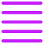 Justified Alignment Icon from Core Neon Set